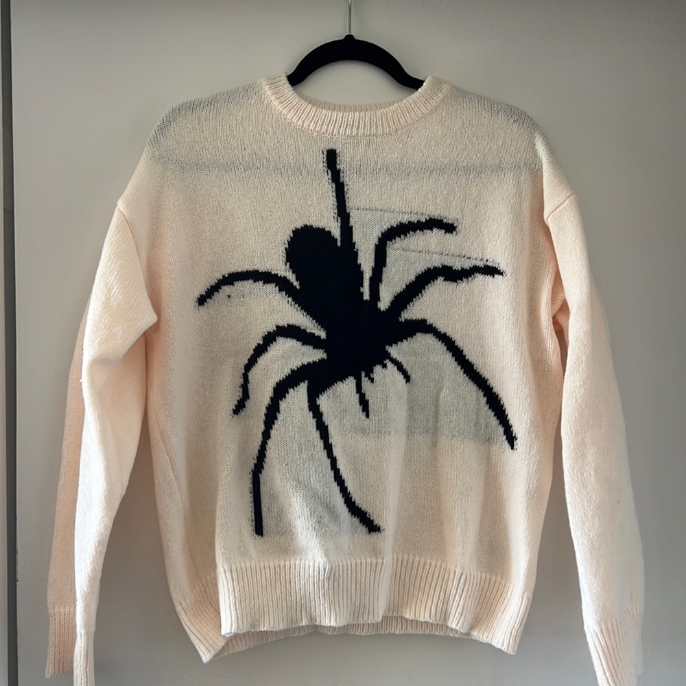 Spooky spider sweater